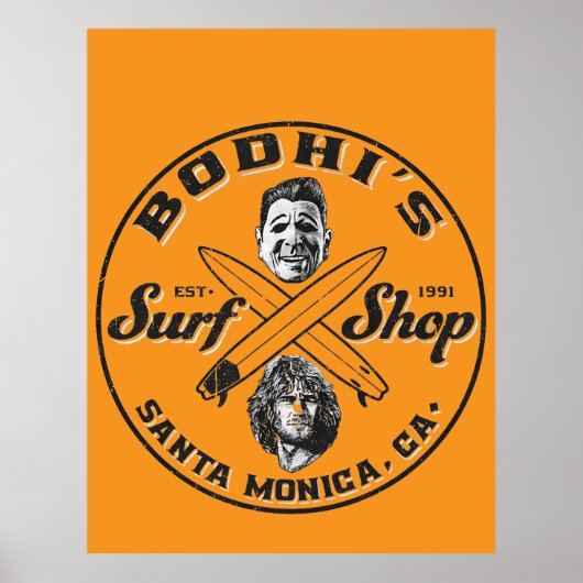 Poster nouvelle conception de Bodhi Surf Shop (Devant)
