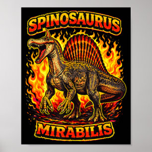 Poster Nouvelle découverte de spinosaurus mirabilis 2026 