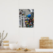 Poster Nouvelle-Écosse, Canada. Boutique en Blue Rocks à (Cuisine)