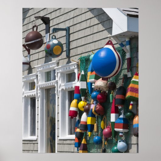 Poster Nouvelle-Écosse, Canada. Boutique en Blue Rocks à (Devant)