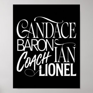 Poster Nouvelle équipe candace baron coleman chemise ian