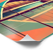 Poster Nouvelle Floride Futuriste Atomique (Coin)