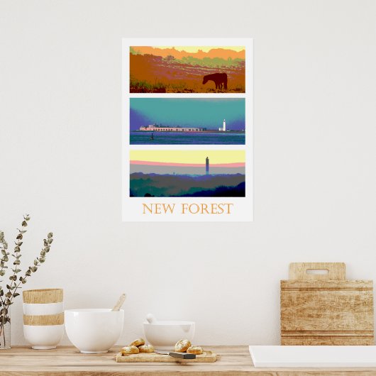 Poster Nouvelle forêt (Cuisine)