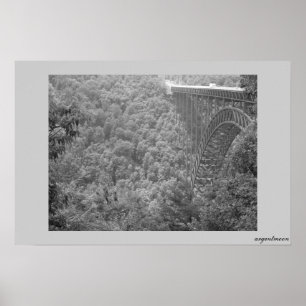 Poster nouvelle gorge de rivière