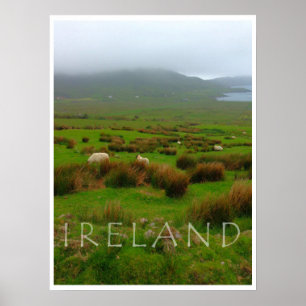 POSTER NOUVELLE IMPRIMANTE D'IRLANDE VERT ET PLUS VERT!