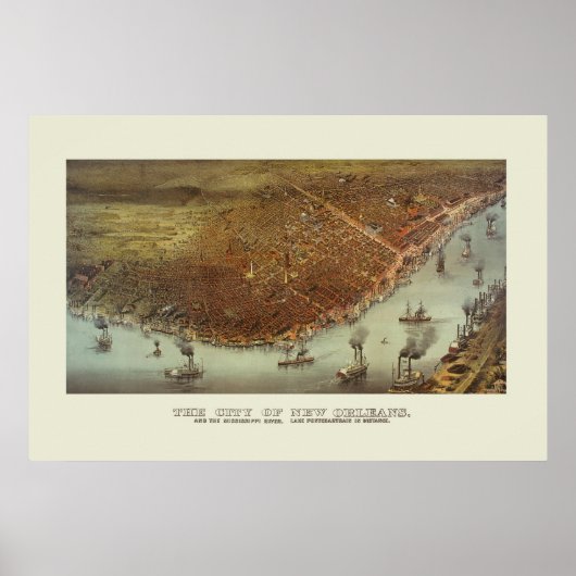 Poster Nouvelle-Orléans 1885 (Devant)