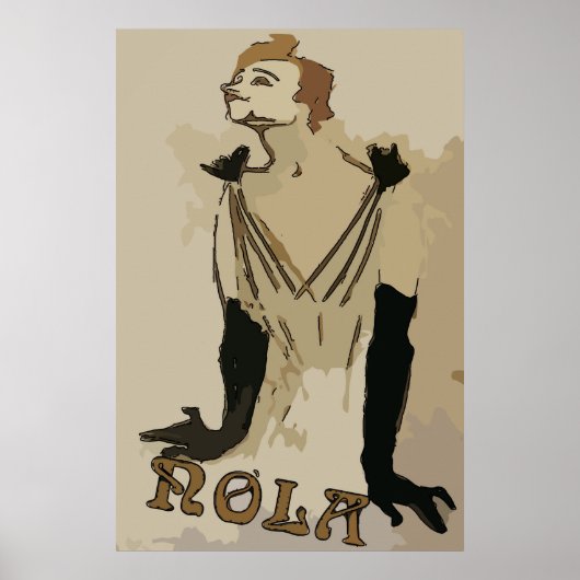 Poster Nouvelle-Orléans Art, Commode du Quartier Françai (Devant)