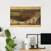 Poster Nouvelle-Orléans, Louisiane 1885 (Bureau à domicile)