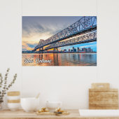Poster Nouvelle-Orléans, Louisiane, États-Unis (Cuisine)