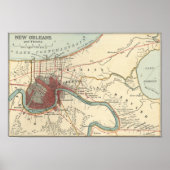 Poster Nouvelle-Orléans MAp 1900 (Devant)