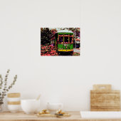 Poster Nouvelle-Orléans Streetcar - Couleurs fauvistes (Cuisine)