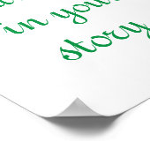 Poster Nouvelle page dans votre histoire Citation motivat (Coin)