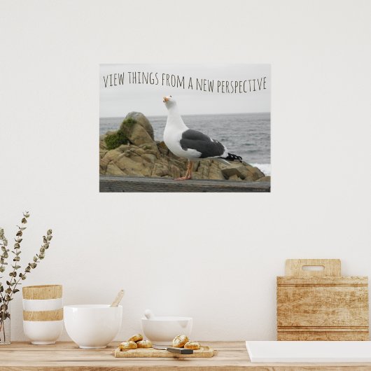 Poster Nouvelle perspective Seagull (Cuisine)