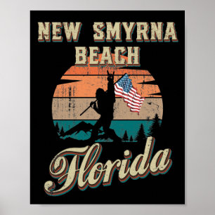 Poster Nouvelle plage de Smyrna en Floride