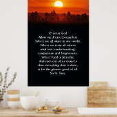 Poster Nouvelle prière (Cuisine)