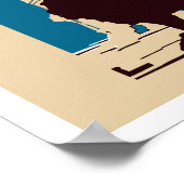 Poster Nouvelle Retro art institut Chicago publicité (Coin)