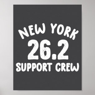 Poster Nouvelle York 26 2 Suprt Crew Marathon Running Clo
