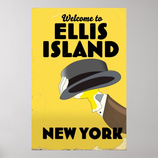 Poster Nouvelle York Ellis Island (Devant)