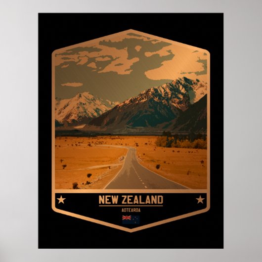 Poster Nouvelle-Zélande (Devant)