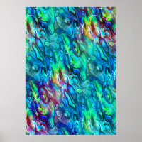 Nouvelle-Zélande Abalone Paua Shell Motif 1