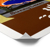 Poster Nouvelle-Zélande ~ Christchurch (Coin)