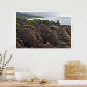 Poster Nouvelle-Zélande : Rocks de Pancake (Cuisine)