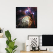 Poster Nouvelles Étoiles | Rho Ophiuchi | JWST (Bureau à domicile)