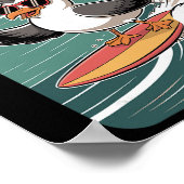 Poster Nouvelles vibrations de la plage de Newquay, couch (Coin)