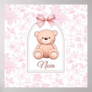 Poster Nova Conception personnalisée d'ours en peluche