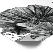 Poster NOVA Gothique Floral Crâne jusqu'à la mort Mariage (Coin)