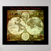 POSTER NOVA ORBIS TABULA À LUCEM EDITA 1662 (Devant)