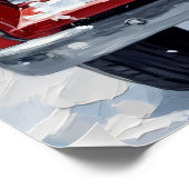 Poster Nova Scotia Duck Tolling Retriever Christmas Red (Coin)