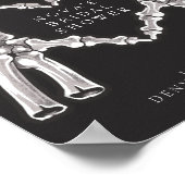 Poster NOVA Skeleton Heart Hands Mariage Shower de bienve (Coin)