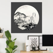 Poster Novembre à Jiangsu (Bureau à domicile)