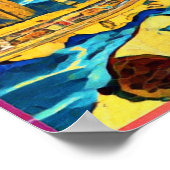 Poster Novembre Art populaire naïf Art d'automne (Coin)