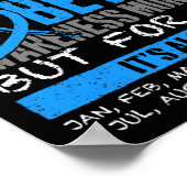 Poster Novembre est le mois de sensibilisation au diabète (Coin)