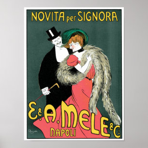 Poster Novita Per Signora ~ E.A. Mele co.