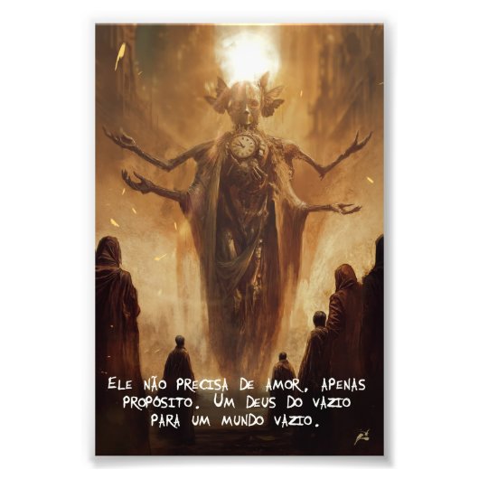 Poster Novo Mundo (frase III) (Devant)
