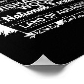 Poster Now Entering Iwishabish Woods National Forest  (Coin)