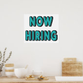 Poster Now Hiring (Cuisine)