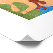 Poster "Noyer" l'art Abstrait (Coin)