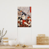 Poster Nozarashi Gosuke ,1846 - Utagawa (Cuisine)