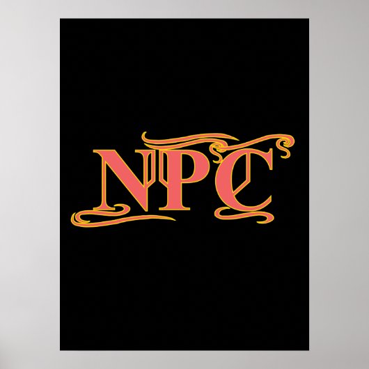 Poster NPC Do Not Maim Rob or Kill Funny RPG (Devant)