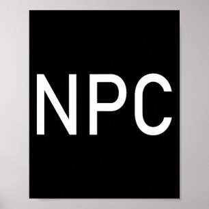 Poster Npc Jouant Halloween Fun Larp Rpg Rôle