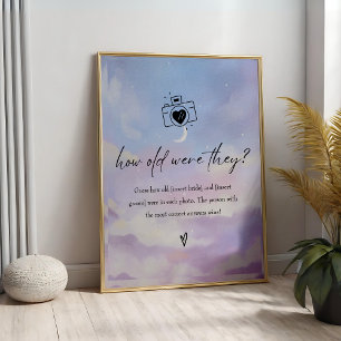 Poster Nuage 9 Quel Âge Ont-Ils Été Fête des mariées Jeu