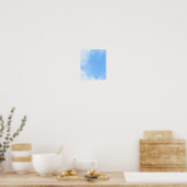 Poster Nuage blanc sur l'arrière - plan bleu ciel (Cuisine)