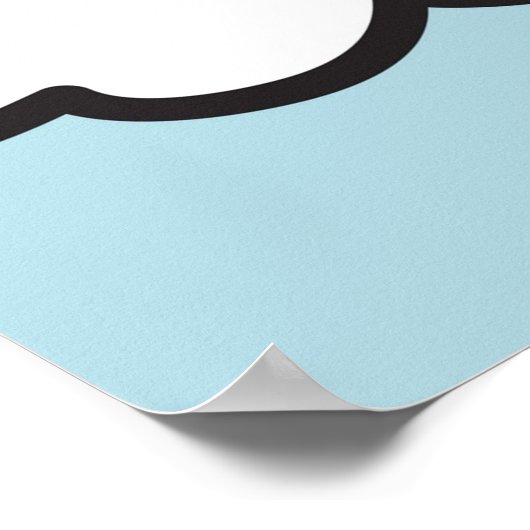 Poster nuage de bande dessinée (Coin)