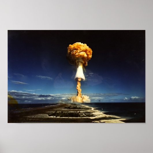 Poster Nuage de champignons (Devant)