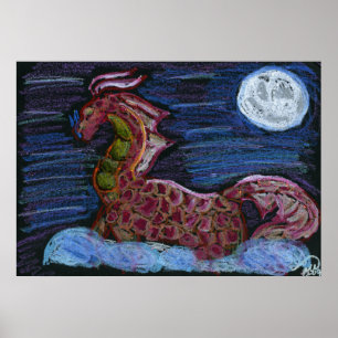 Poster Nuage de dragon