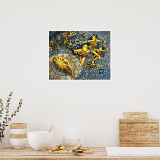 Poster Nuage de fées (Cuisine)